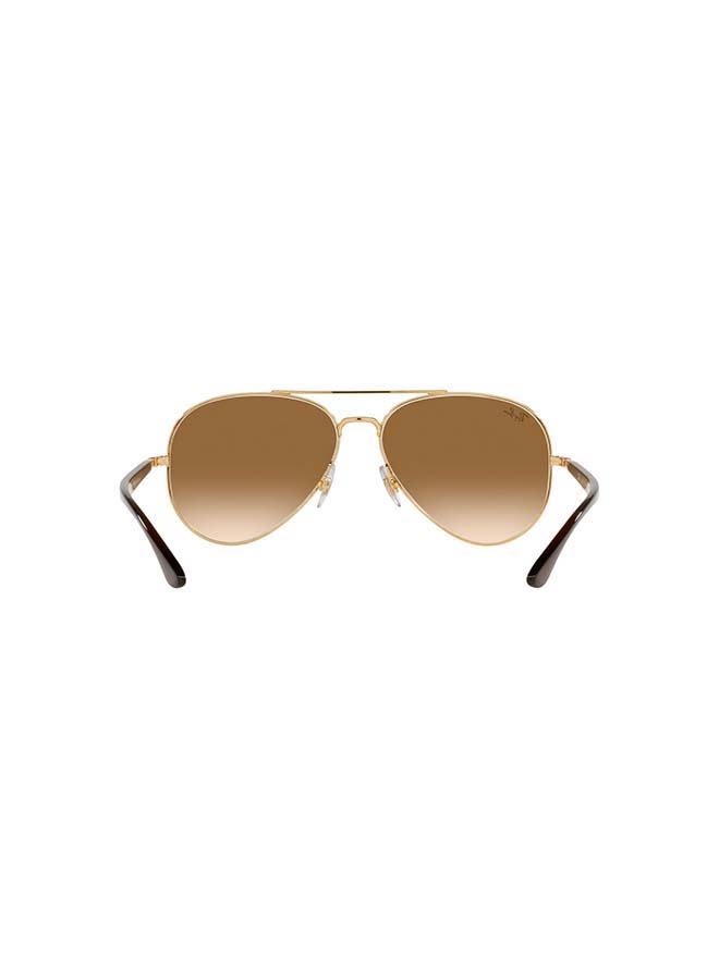 Ray-Ban Unisex Pilot Sunglasses - RB3675 001 - Lens Size: 58 mm - Gold - Image 4