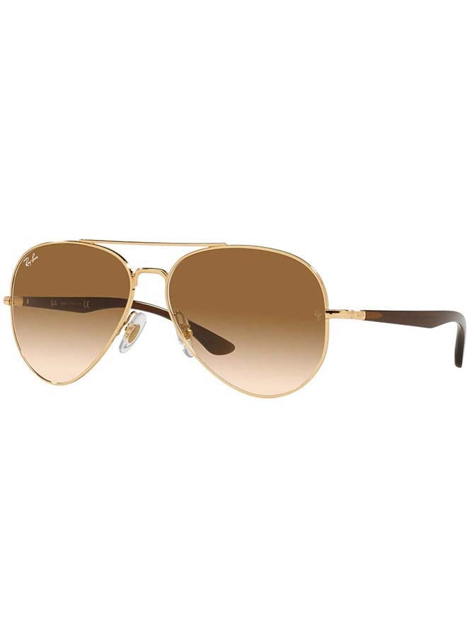 Ray-Ban Unisex Pilot Sunglasses - RB3675 001 - Lens Size: 58 mm - Gold - Image 1