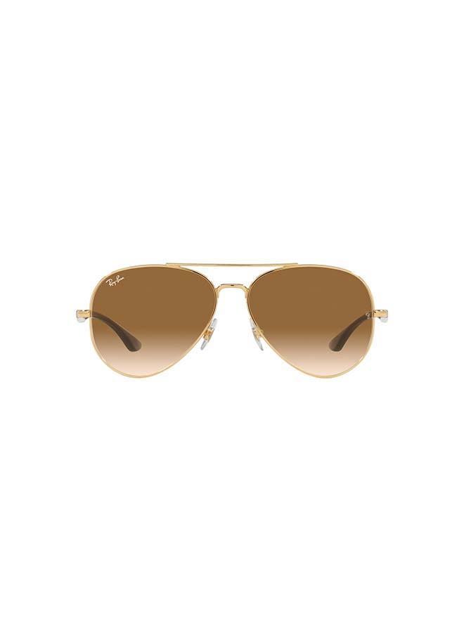 Ray-Ban Unisex Pilot Sunglasses - RB3675 001 - Lens Size: 58 mm - Gold - Image 2