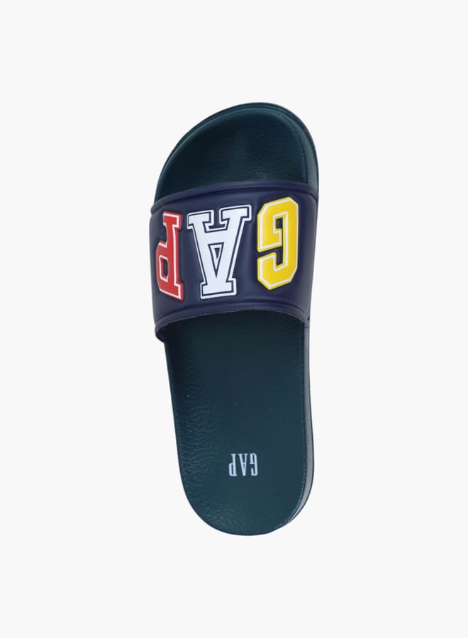 GAP Boys' Logo Detail Slip-On Slides - Image 4
