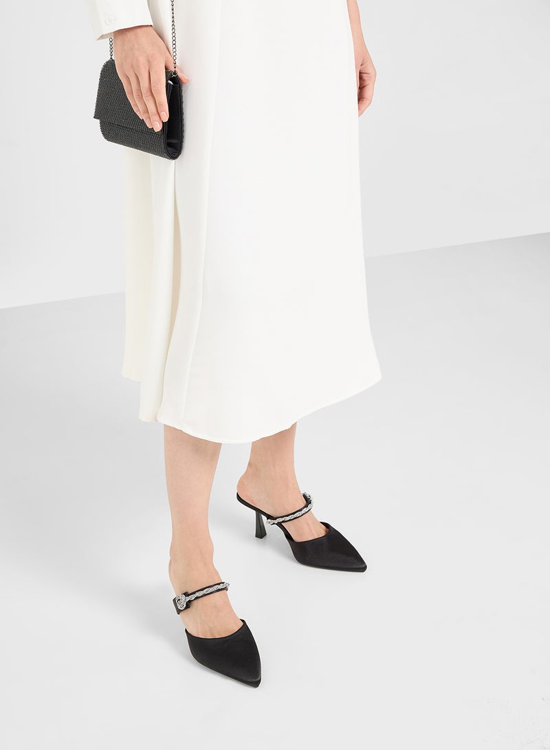 ELLA Diamante Heeled Pump - Image 5