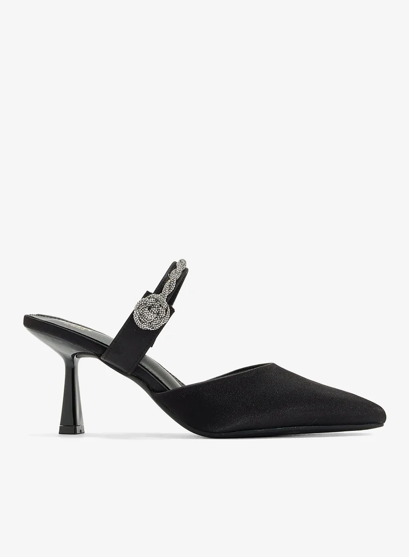 ايلا حذاء بامب بكعب ديامانتي