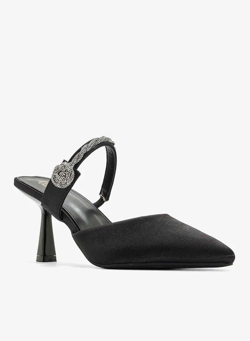 ELLA Diamante Heeled Pump