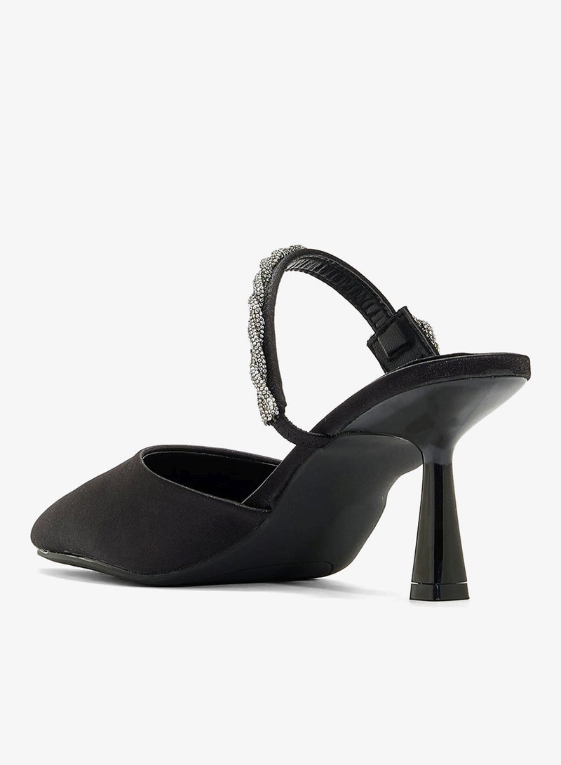 ELLA Diamante Heeled Pump - Image 3