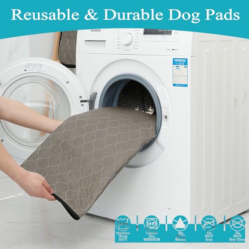 Bunlitent Washable Pee Pads for Dogs 72" x 72", 2 Pack, Reusable Puppy Pads, Dog Training Pads with Quick Dry, Large Anti-Slip Whelping Pad for Pet, Playpen, Incontinence, Housebreaking - Image 5