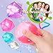 FauKait 8pcs Mini Small 18inch Masonry Ice Squishy Stress BallsPolyhedron Diamond Sugar Balls Slow RiseFidget Toy for Kids Gel Filled Classroom Calming Toys Anxiety Children Teens 8pcs - Image 4