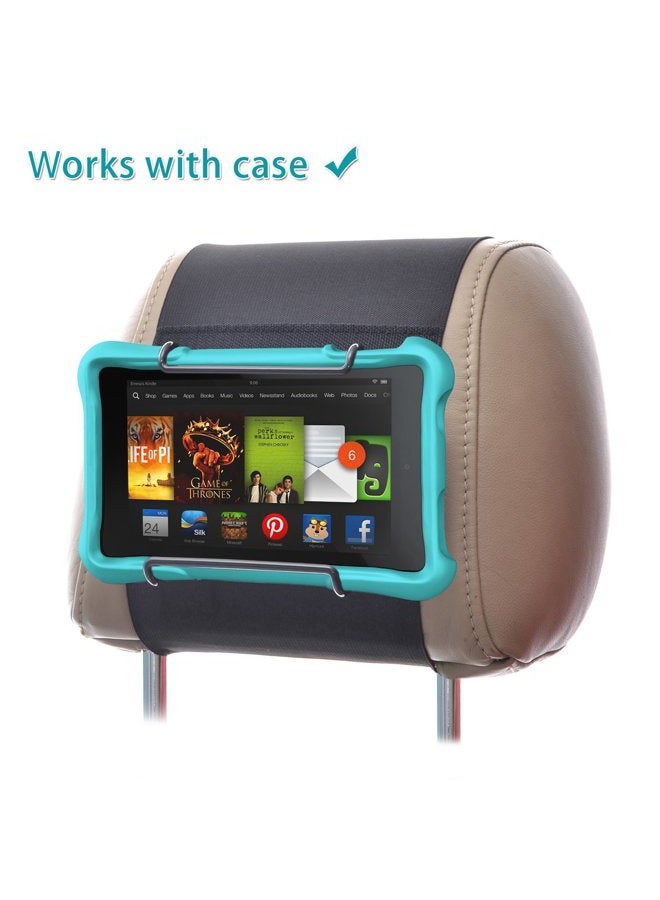 WANPOOL Car Headrest Holder Angle Adjustable Car Headrest Mount Holder for 7-10 Inch Fire Tablets - Image 2