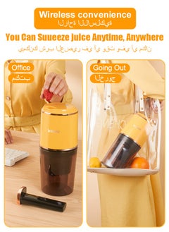 Kawu Portable Cold Press Juicer, Rechargeable Slow Masticating Juicer Machine for Most Fruits and Vegetables, Lemon Orange Juicer, High Juice Yield, Easy to Clean, for Outdoor, Travel, Camping, Gym  - Image 2