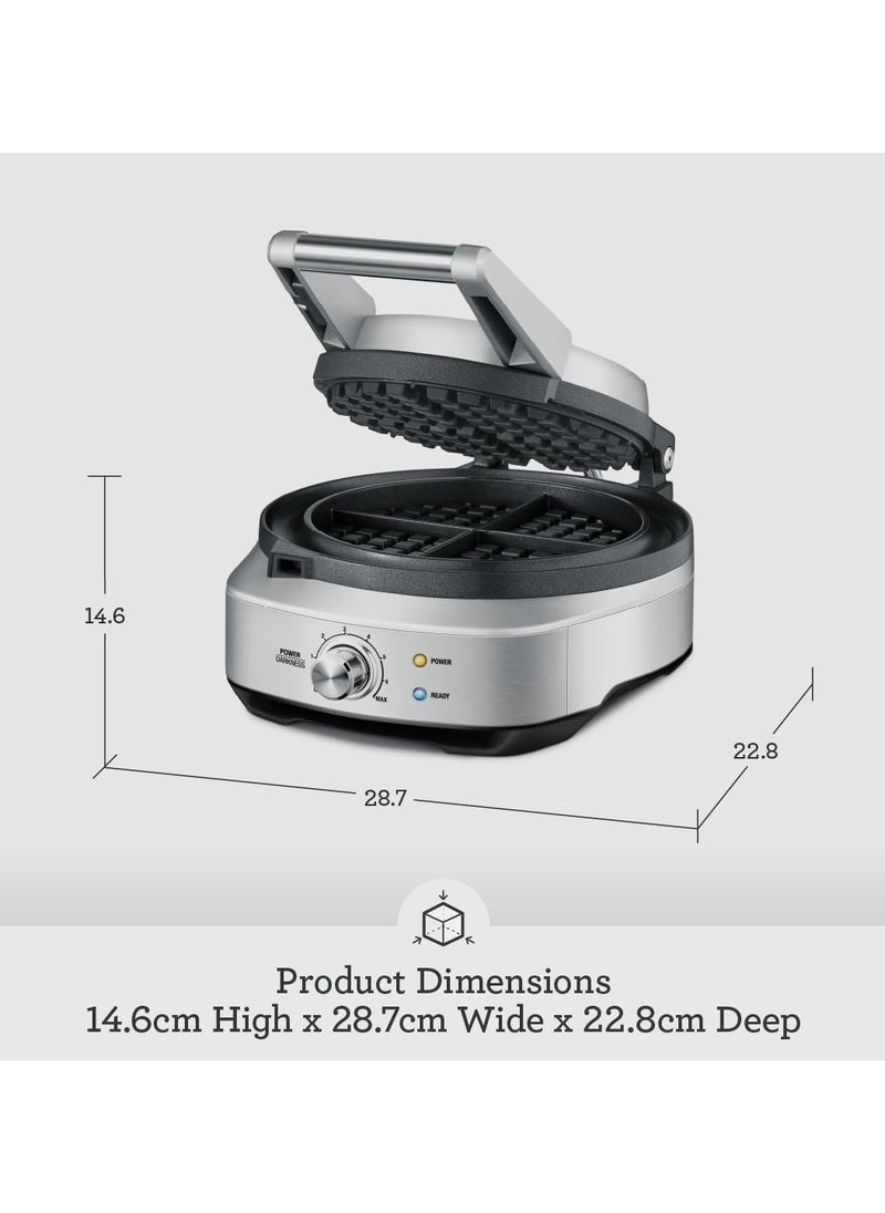 Sage The No-Mess Waffle Maker, Brushed Stainless Steel - UAE Version, 2 Year Warranty  - Image 4