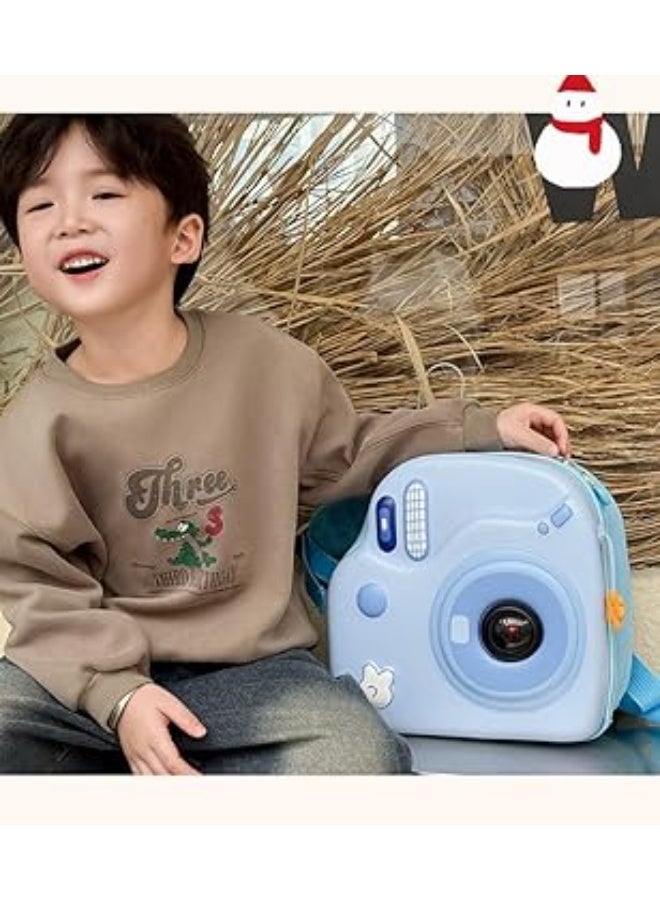 Camera-shaped children's backpack, cute kindergarten school bag with touch-sensitive flashlight - Image 2