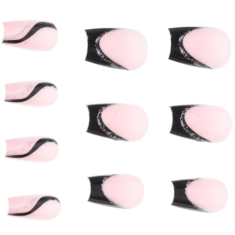 24pcs Press Fake Nails Press Nails Stylish False Nails Decorative Fake Nails for Decor - Image 1