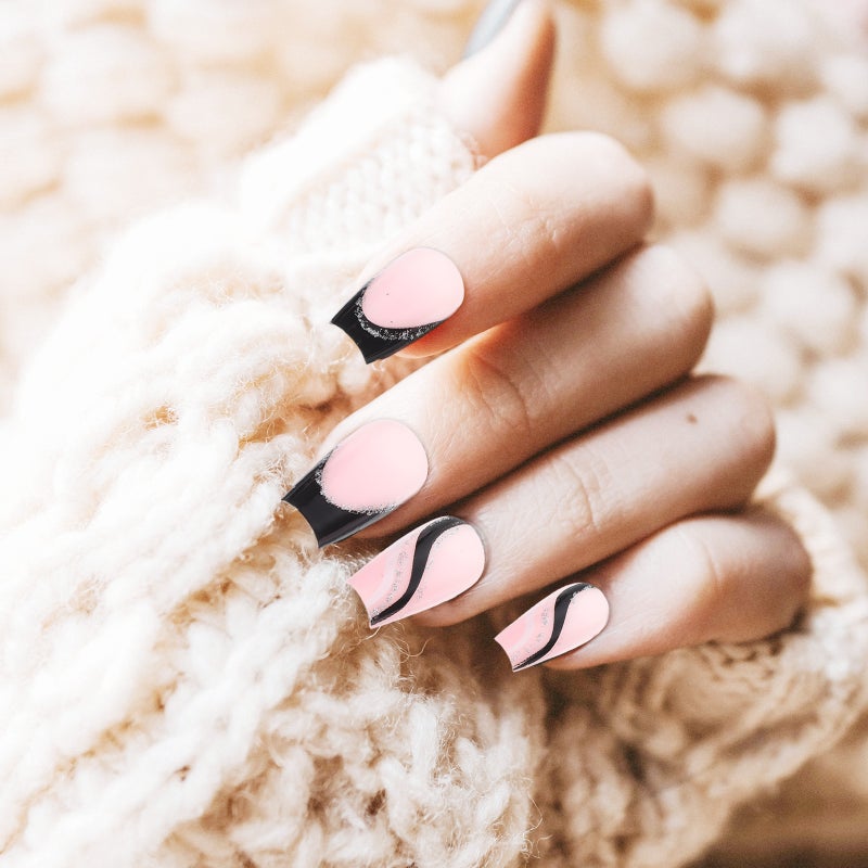 24pcs Press Fake Nails Press Nails Stylish False Nails Decorative Fake Nails for Decor - Image 3