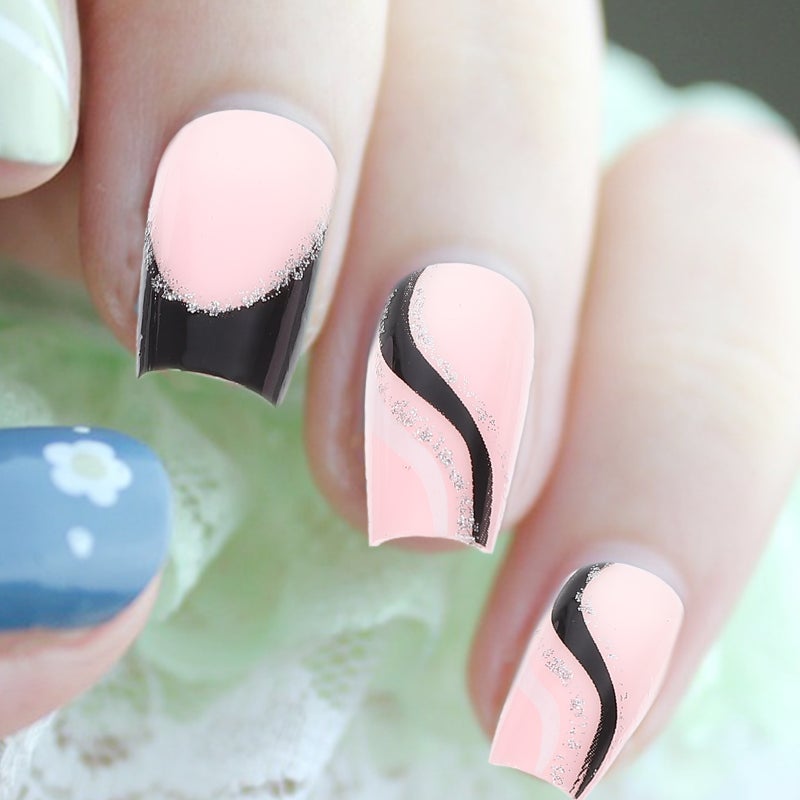 24pcs Press Fake Nails Press Nails Stylish False Nails Decorative Fake Nails for Decor - Image 4