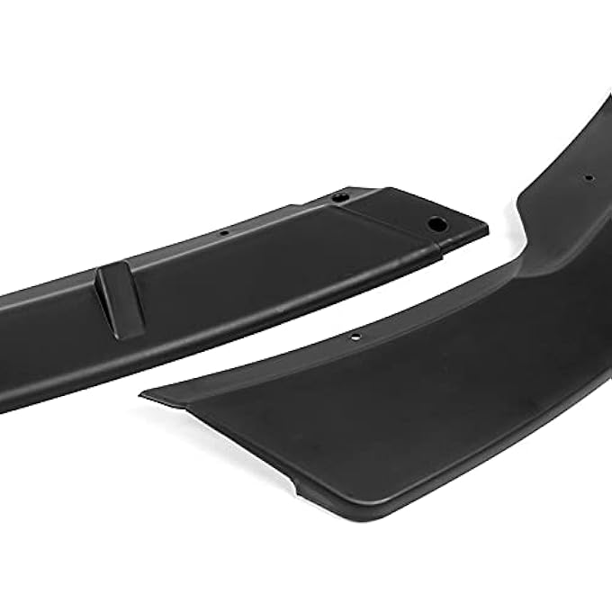 DriftX Performance 3PCS Front Bumper Splitter Spoiler Lip Compatible With 2015 2016 2017 Hyundai Sonata, Air-Dam-Chin-Diffuser-Front-Bumper-Splitter, Unpainted Matt Black - Image 2