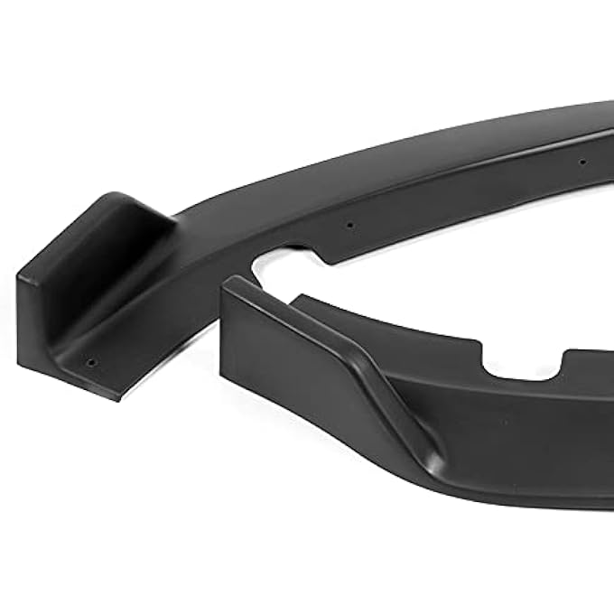 DriftX Performance 3PCS Front Bumper Splitter Spoiler Lip Compatible With 2015 2016 2017 Hyundai Sonata, Air-Dam-Chin-Diffuser-Front-Bumper-Splitter, Unpainted Matt Black - Image 1