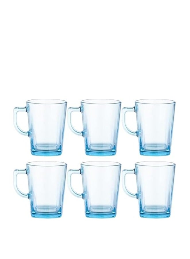 Pasabache Pasabahce Tea Mug Set Carre -6 Cups- (270ml) - Image 1