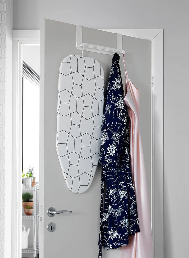 Iron Door Mount Hanger White 35x13cm - Image 4