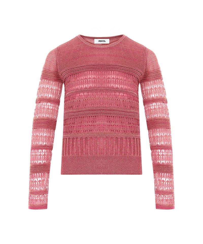 Ipekyol Contrast Textured Knit Sweater - Image 5