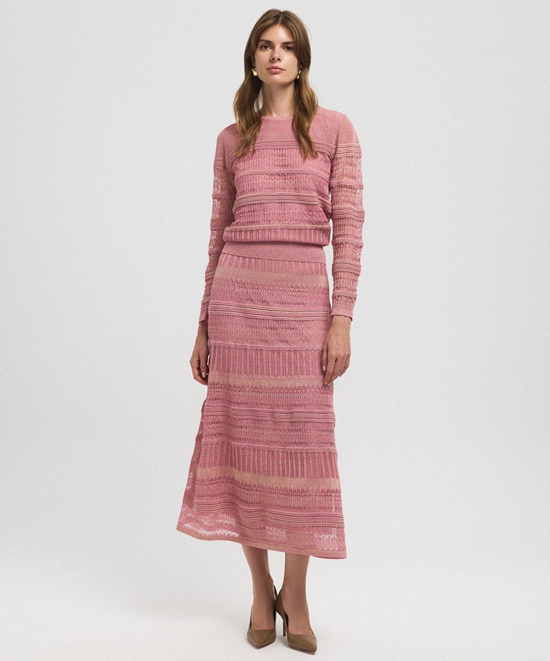 Ipekyol Contrast Textured Knit Sweater - Image 2