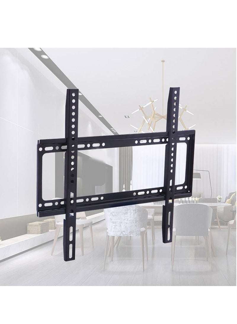 FlashHawk TV Wall Mount Bracket for 26-65 Inch Flat Screen TVs, Fixed Space-Saving Design with 50KG Load Capacity, 23mm from Wall, VESA 200x200-400x400mm  - Image 1