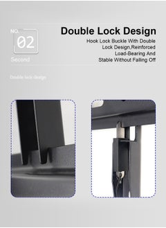 FlashHawk TV Wall Mount Bracket for 26-65 Inch Flat Screen TVs, Fixed Space-Saving Design with 50KG Load Capacity, 23mm from Wall, VESA 200x200-400x400mm  - Image 4