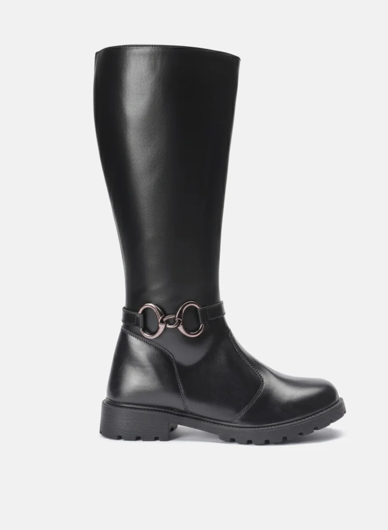 زوري وورلد بوت كلايد أسود بكعب . بوصة ونعل مطاطي من زوري وورلد