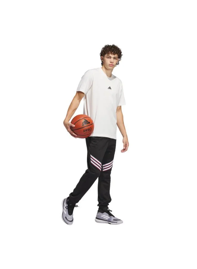 Adidas BLACK/WHITE Adidas Basketball Crazy Warm Fleece Tracksuit Bottoms for Men | Best Price UAE