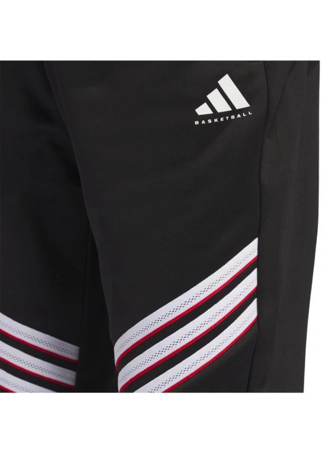 Adidas BLACK/WHITE Adidas Basketball Crazy Warm Fleece Tracksuit Bottoms for Men | Best Price UAE