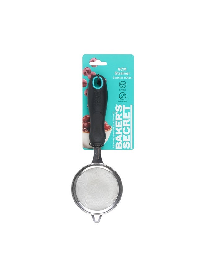 Baker's Secret 3.5 Inch Stainless Steel Strainer – Durable Kitchen Tool for Straining, Sifting & Food Preparation