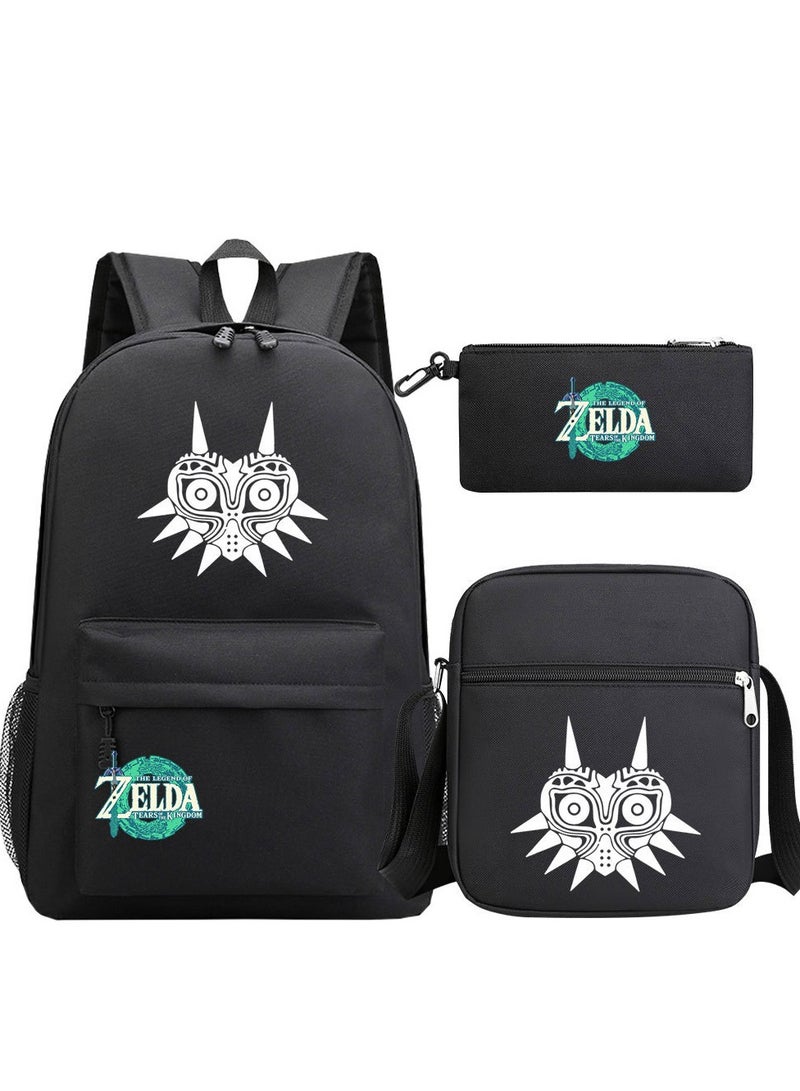 ZELDA Printed Youth Large Capacity Men's and Women's Shoulders
