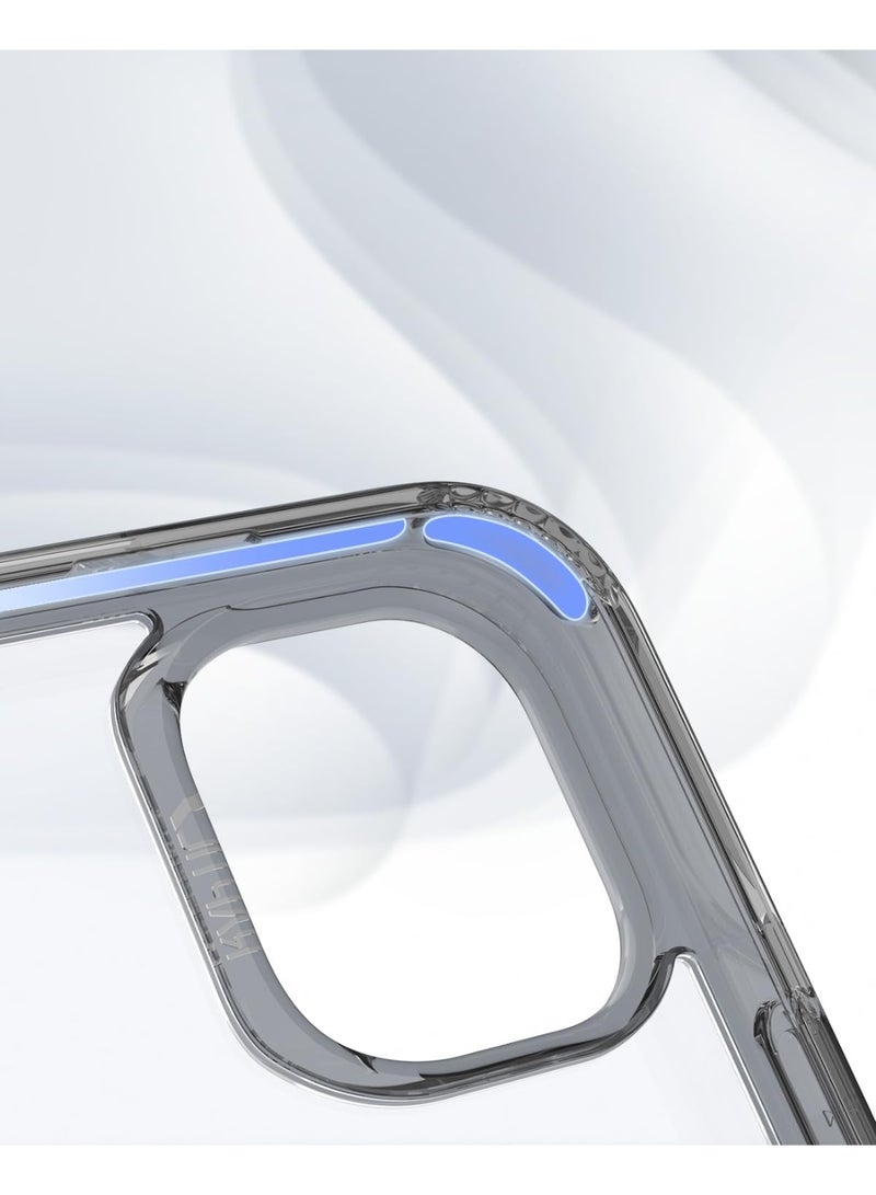 RAPTIC غطاء حماية شفاف لجهاز آيفون 17 متوافق مع MagSafe [اختبار السقوط من ارتفاع 13 قدم] - أسود شفاف - Image 4