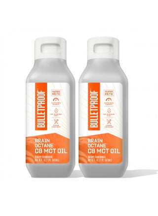 Bulletproof Brain Octane Premium C8 MCT Oil from Non-GMO Coconuts, 14g MCTs, 2 Pack 16 Fl Oz, Keto Supplement for Sustained Energy, Appetite Control, Physical Energy, Non-GMO, Vegan & Cruelty Free - pzsku/Z6DB13DA6340BD32BC7C4Z/45/_/1727378346/cf9609f9-67ed-4c41-8222-f548775d90fb
