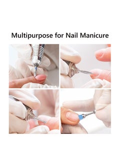 KASTWAVE Nail Drill Bits Set, 14pcs Professional Rotary Burrs Diamond Cuticle Remover Bits Kit 3/32" Bits Manicure Pedicure Remover Tools for Acrylic Gel Nails Cuticle Manicure  - Image 4