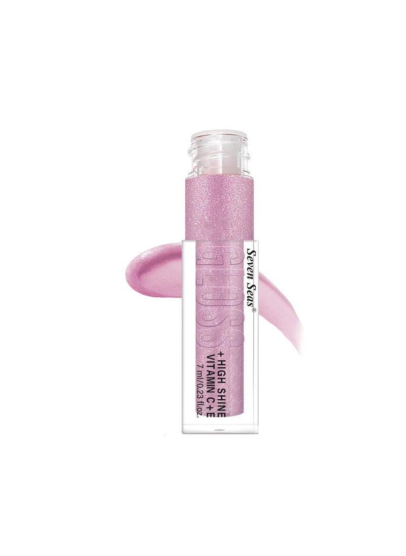 Seven Seas Seven Seas Babe Glittery Lip Gloss With High Shine Lip Color For Glossy Look  Lightweight Non Sticky Lip shiner For Moisturizing Lips Pink 7ML  - Image 3