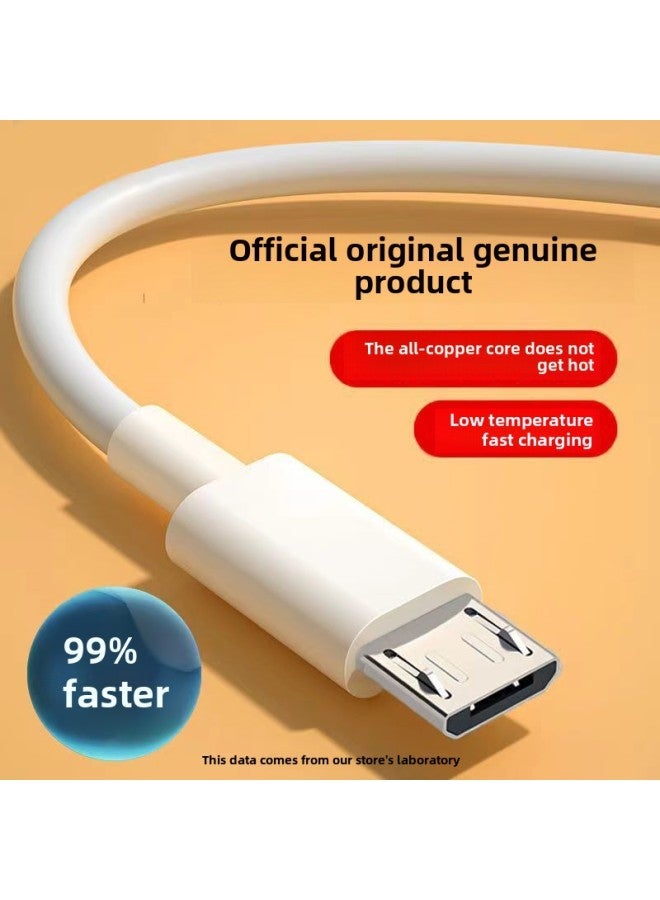 Android Super Fast Charging Data Cable For Huawei Glory Imagination Vivo/Red Rice OPPO6A Flash Charging Data Cable-Color:3 Wires Of Thickened Pure Copper Wire 99% Speed Increase_about 0.25m Short Wire Official Original Genuine - Image 2