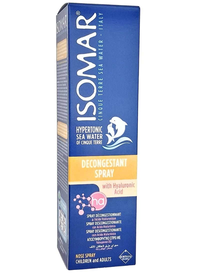 ISOMAR NOSE DECONGESTANT SPRAY+HYLRNC ACID 100ML