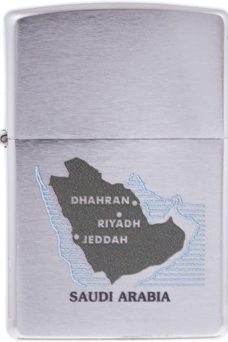 زيبو ولاعة زيبو ٢٠٠ خريطة السعودية - Image 1