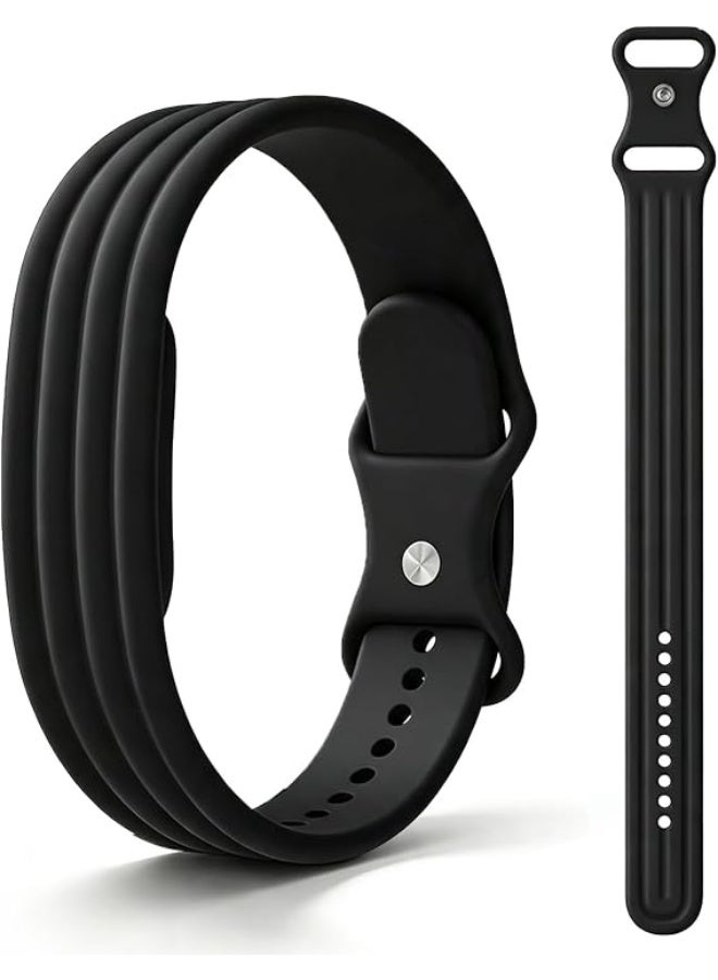 توكسيتي سوار سيليكون ZOXITY لجهاز Fitbit Air، حزام رياضي مسامي، ناعم، خفيف الوزن، ولطيف على البشرة. مقاوم للماء ومناسب للسباحة، التمارين، والنوم. متوافق مع Google Fitbit Air. يتوفر بألوان متعددة للرجال والنساء. - Image 1