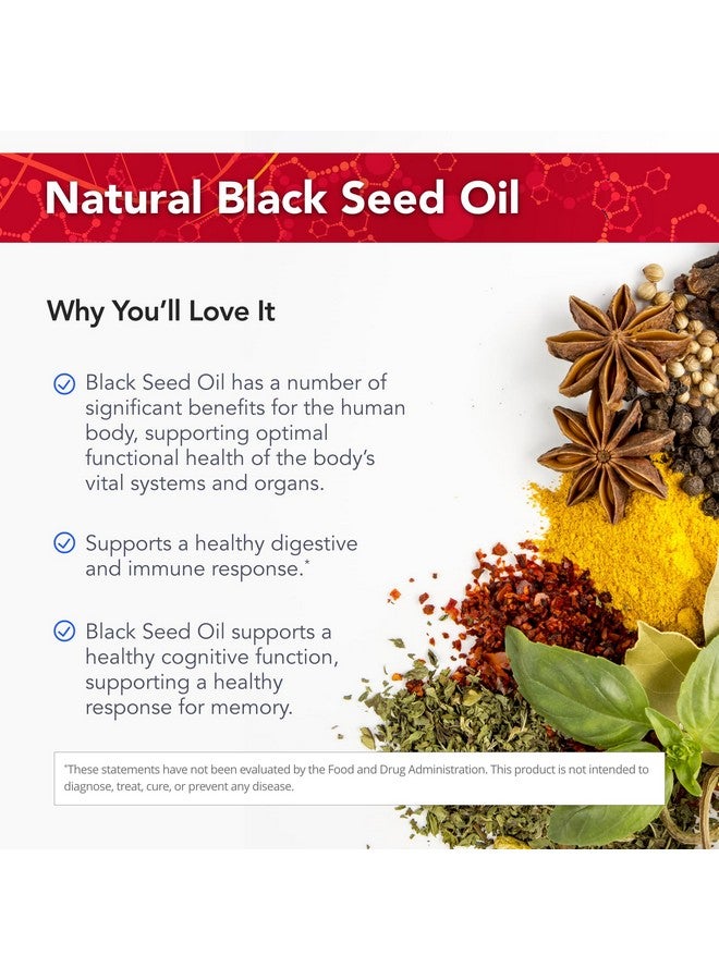 Physician's Strength Physician's Strength Black Seed Oil Gelcaps - 90 Softgels - Supports Healthy Body Response - Freshly Cold Pressed - Non-GMO - 45 Servings - Image 3