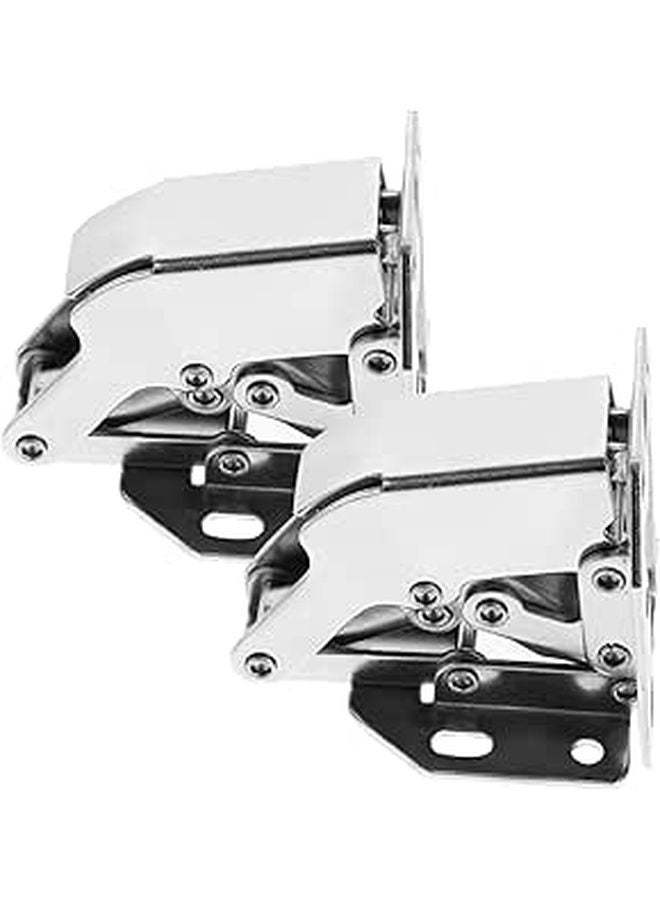 2Pcs Heavy Duty Hidden Hinge For Kitchen Cabinet Easy Snap Install - Image 1