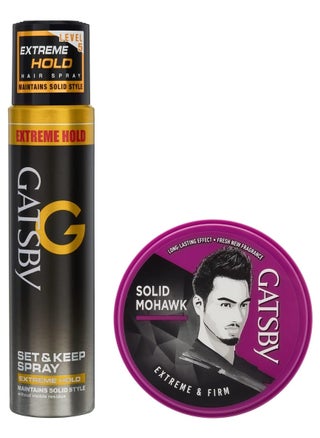 Gatsby Set and Keep Spray Extreme Hold 250ml and Gatsby Styling Wax Extreme And Firm 75g - pzsku/Z6DB19E9C2B5F7F9F78F3Z/45/1750778544/684fbbbe-be4e-4fd1-acf4-d9d93a3a3fee