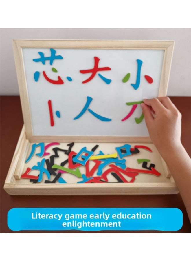 Loquat # Montessori Language Area Literacy Game Kindergarten Area Corner Middle And Large Classes Early Education Early Childhood Connection Play Teaching-Color:Leaf Set - Image 2