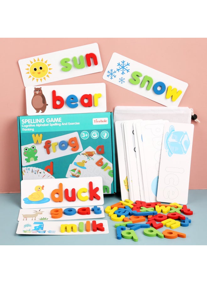 Loquat # Montessori Language Area Literacy Game Kindergarten Area Corner Middle And Large Classes Early Education Early Childhood Connection Play Teaching-Color:Leaf Set - Image 5