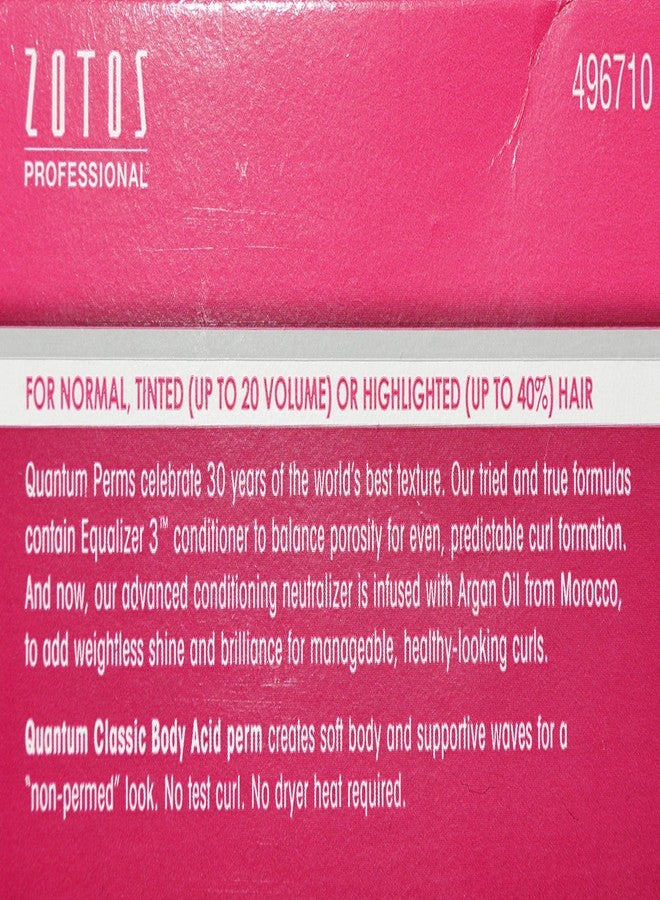 Quantum Classic Body Acid Perm for Normal, Tinted or Highlighted Hair (3 Pack) - Image 3