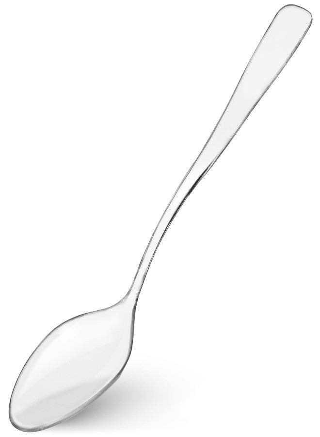 LSR LORESO Loreso Plastic 50CT Mini Clear Dessert Spoons For Miniature Dessert Cups, Tasting Party, Sampling, Ice Cream, Small Catering Supplies - Reusable BPA Free Pack of 50 - Image 5