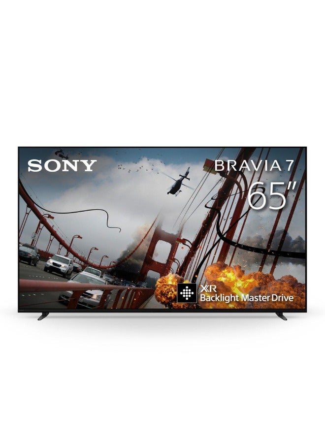 Sony 65 Inch BRAVIA 7 4k Smart TV HDRXR Processor 120Hz K-65XR70 Black - Image 1
