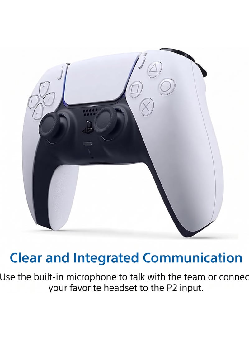 وحدة تحكم لاسلكية DualSense لجهاز PlayStation 5 - وحدة تحكم ألعاب بلوتوث PS5 مزودة بمحفزات تكيفية، وردود فعل لمسية، وميكروفون مدمج، ومستشعرات حركة، ووحدة ألعاب قابلة لإعادة الشحن عبر منفذ USB-C لجهاز PlayStation 5 والكمبيوتر الشخصي - Image 2