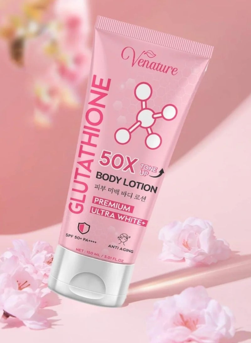 Venature Venature GLUTATHIONE BODY LOTION(PREMIUM ULTRA WHITE)150ML | Best  Price KSA