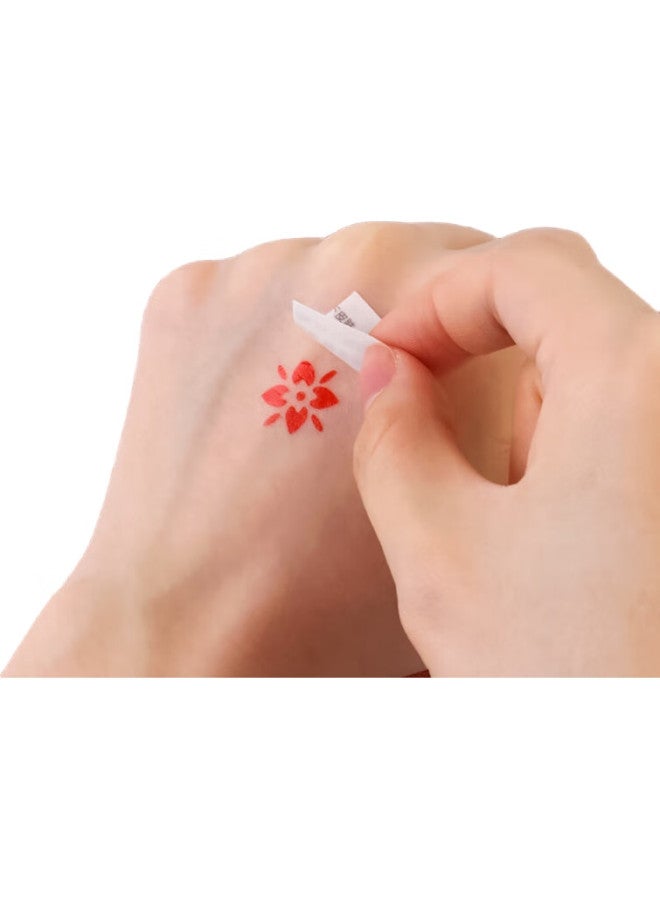 Jiamo [Lowest Price Online] Jiamo New Year Children'S Forehead Stickers, 30 Non-Repeating Sheets, Hanfu Ancient Costume Forehead Print, Diaper Pattern Body Stickers, Girls' Birthday Gift, Festival Ancient Style Flower, Thin Yuanxiao, Back-To Season - Image 2