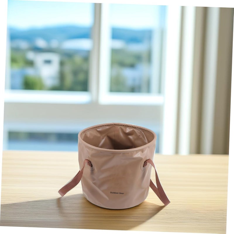 Folding Wash Basin Camping Gadget Professional Water Container Bucket Camping Dish Washing Station - Image 4